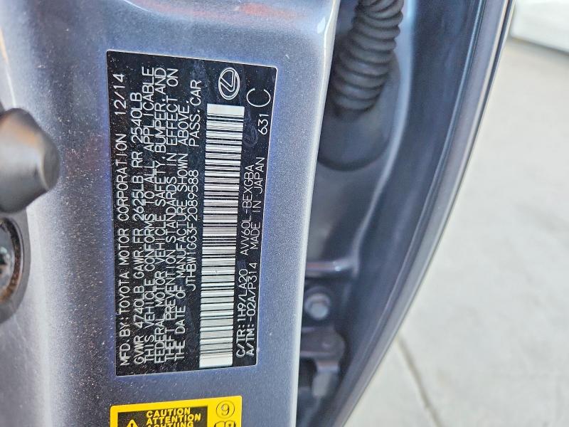 Продажа на аукционе авто 2015 Lexus Es, vin: JTHBW1GG3F2089588, номер лота: 57823276