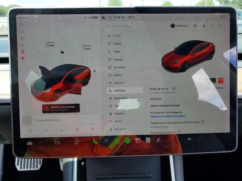 56634256 :رقم المزاد ، 5YJ3E1EA4JF040980 vin ، 2018 Tesla Model 3 مزاد بيع