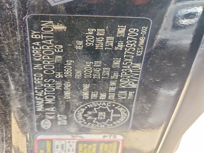 Aukcja sprzedaży 2018 Kia Soul, vin: KNDJP3A5XJ7593709, numer aukcji: 56610486