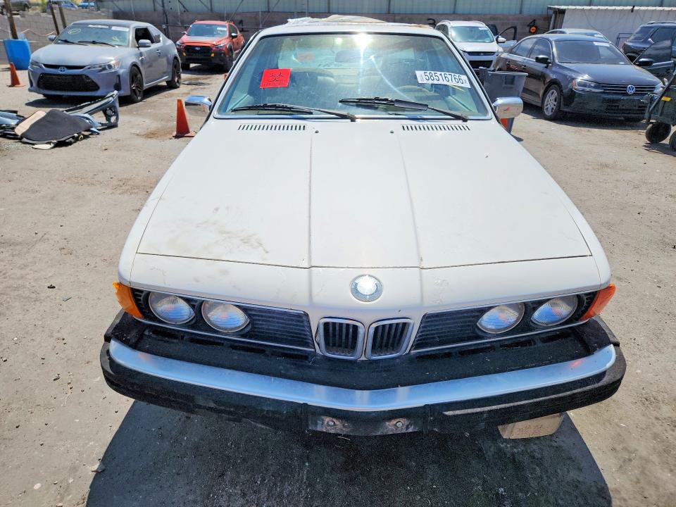Продаж на аукціоні авто 1984 Bmw 633, vin: WBAEB8407E6996424, номер лоту: 58516766
