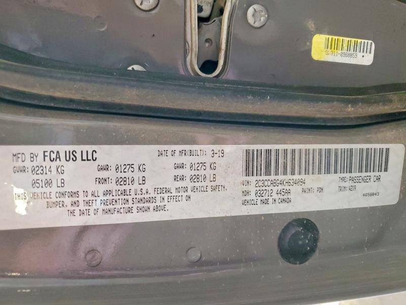 Aukcja sprzedaży 2019 Chrysler 300, vin: 2C3CCABG4KH634094, numer aukcji: 55702506