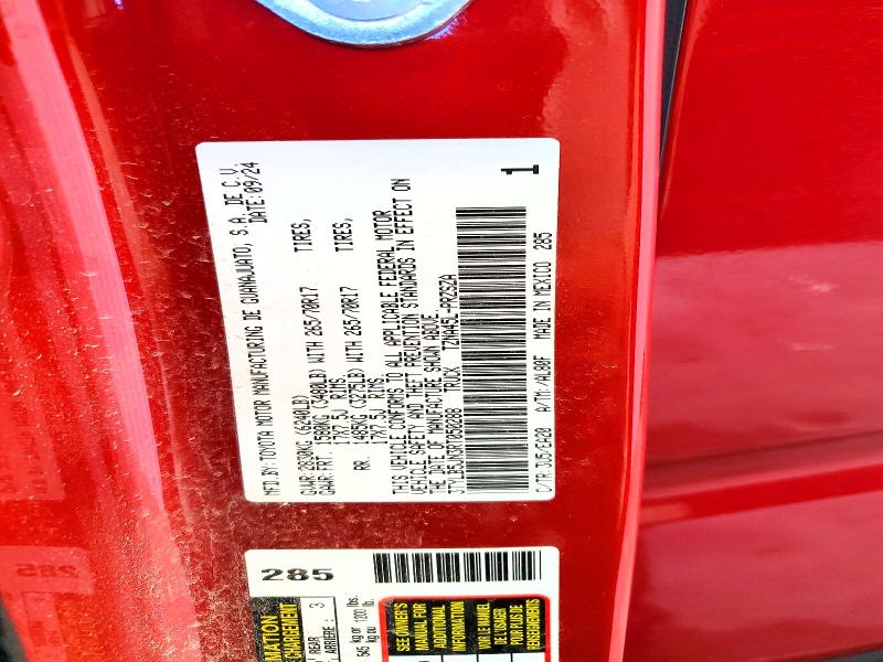 57353956 :رقم المزاد ، 3TYLB5JN3RT050288 vin ، 2024 Toyota Tacoma مزاد بيع