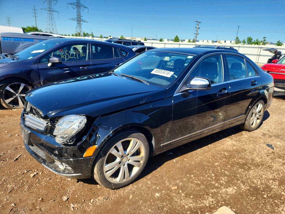 56853416 :رقم المزاد ، WDDGF81XX9F221404 vin ، 2009 Mercedes-benz C مزاد بيع