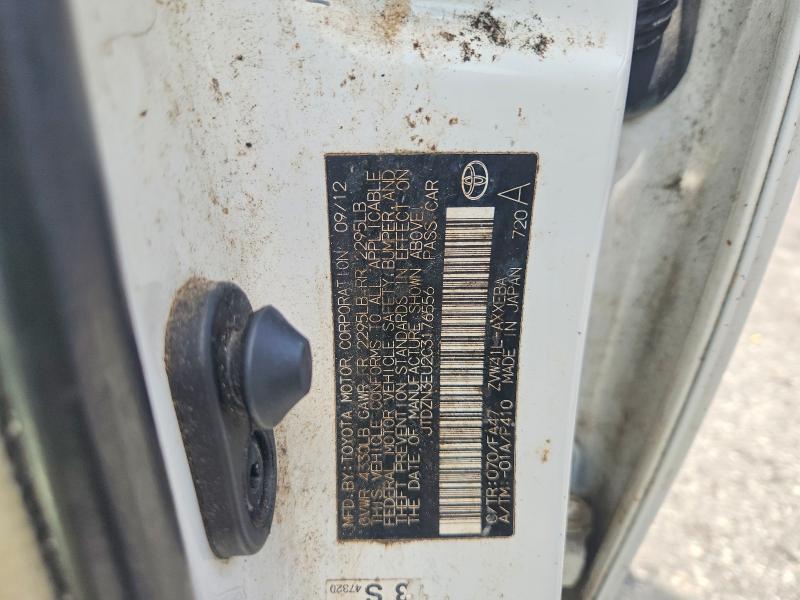 2012 Toyota Prius V მანქანა იყიდება აუქციონზე, vin: JTDZN3EU2C3176556, აუქციონის ნომერი: 58127976
