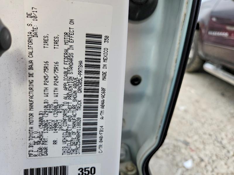 Продажа на аукционе авто 2017 Toyota Tacoma, vin: 3TMCZ5AN8HM118820, номер лота: 58624616