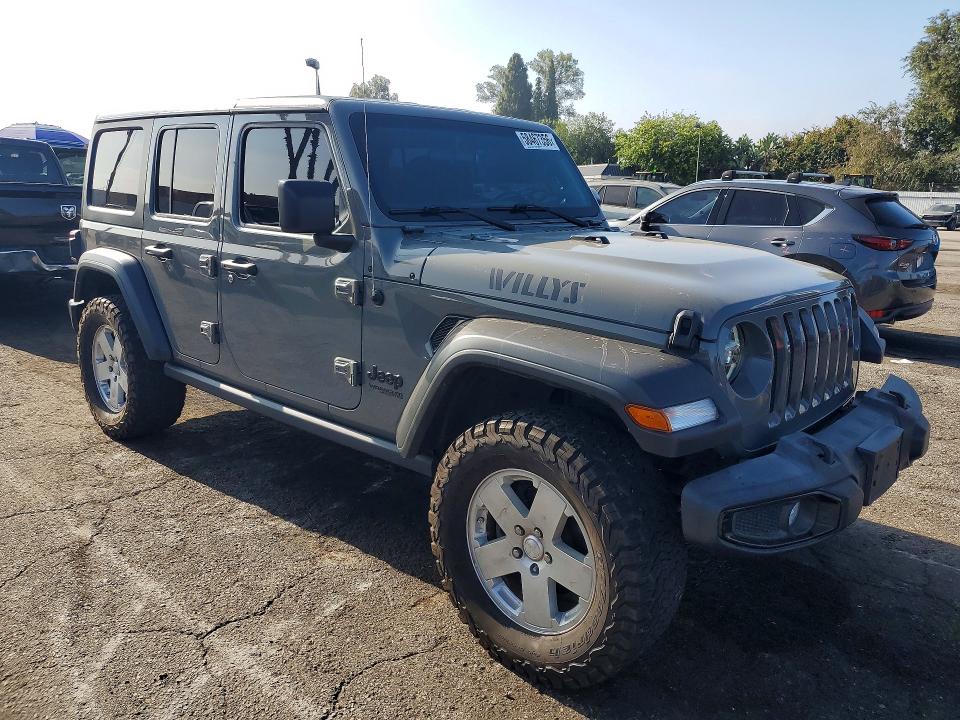 58467356 :رقم المزاد ، 1C4HJXDNXMW865740 vin ، 2021 Jeep Wrangler Unlimited مزاد بيع
