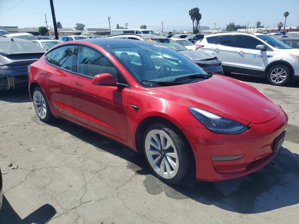 Продажа на аукционе авто 2022 Tesla Model 3, vin: 5YJ3E1EA8NF371051, номер лота: 56150576
