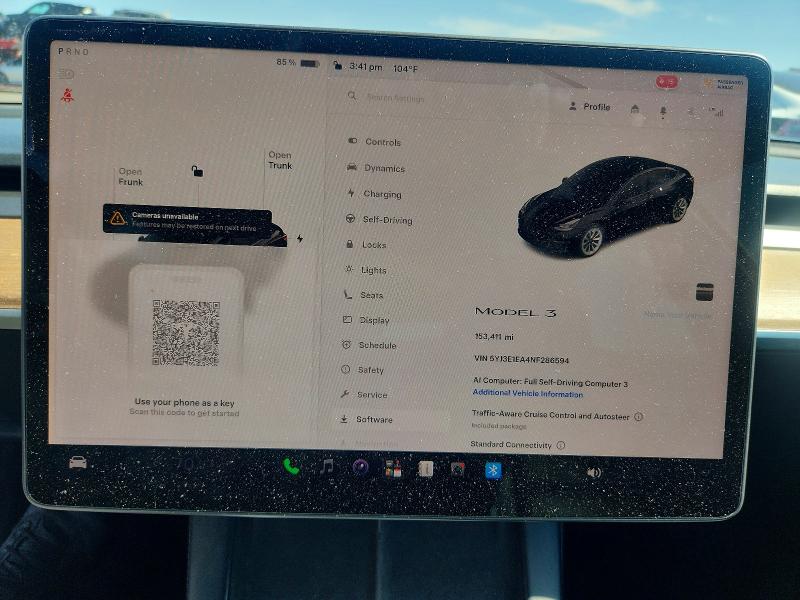 2022 Tesla Model 3 მანქანა იყიდება აუქციონზე, vin: 5YJ3E1EA4NF286594, აუქციონის ნომერი: 55919526
