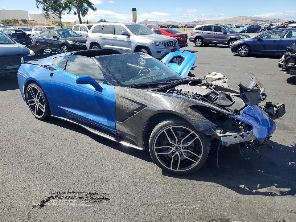59191906 :رقم المزاد ، 1G1YL2D73F5124328 vin ، 2015 Chevrolet Corvette مزاد بيع
