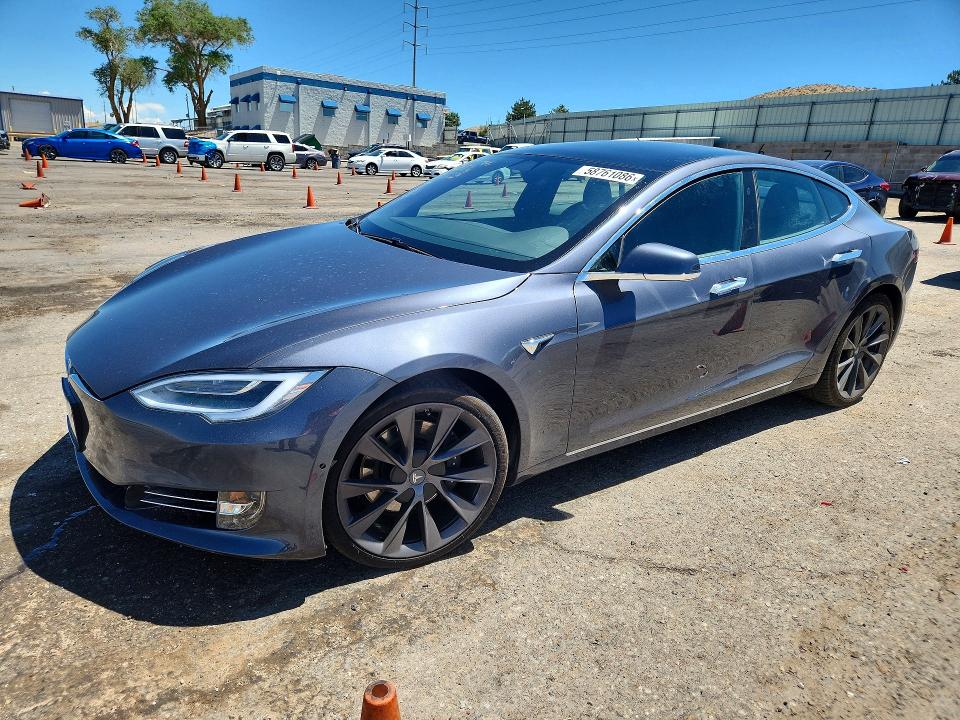 58761086 :رقم المزاد ، 5YJSA1E20MF427773 vin ، 2021 Tesla Model S مزاد بيع