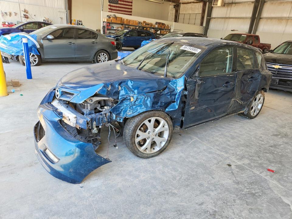 2008 Mazda 3 მანქანა იყიდება აუქციონზე, vin: JM1BK343481866377, აუქციონის ნომერი: 56734986
