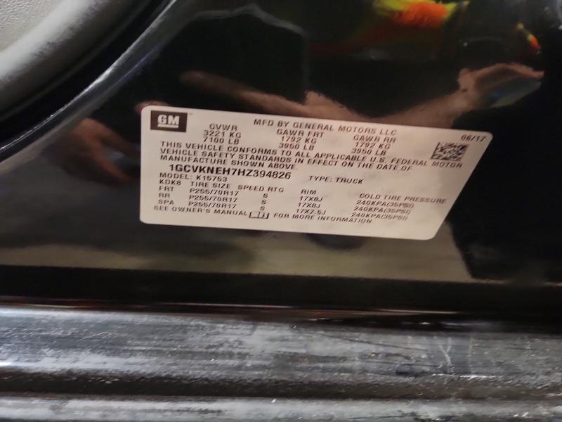 Aukcja sprzedaży 2017 Chevrolet Silverado, vin: 1GCVKNEH7HZ394826, numer aukcji: 56540106