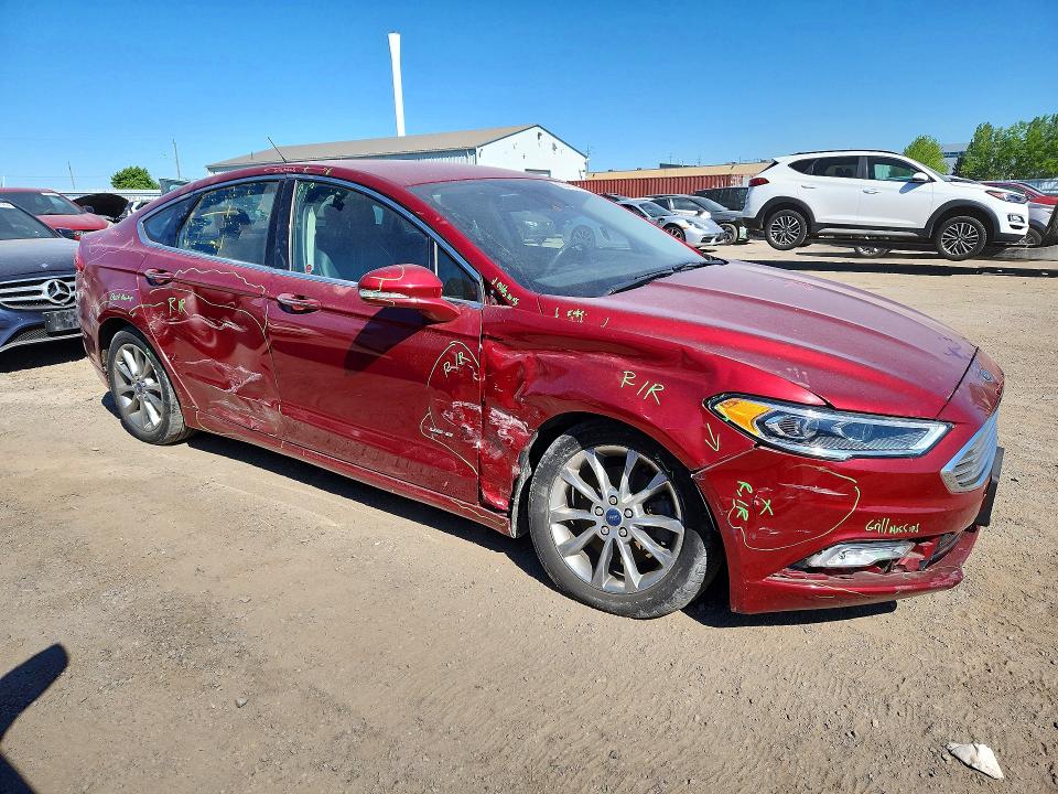 Продажа на аукционе авто 2017 Ford Fusion, vin: 3FA6P0PU1HR337793, номер лота: 55418956