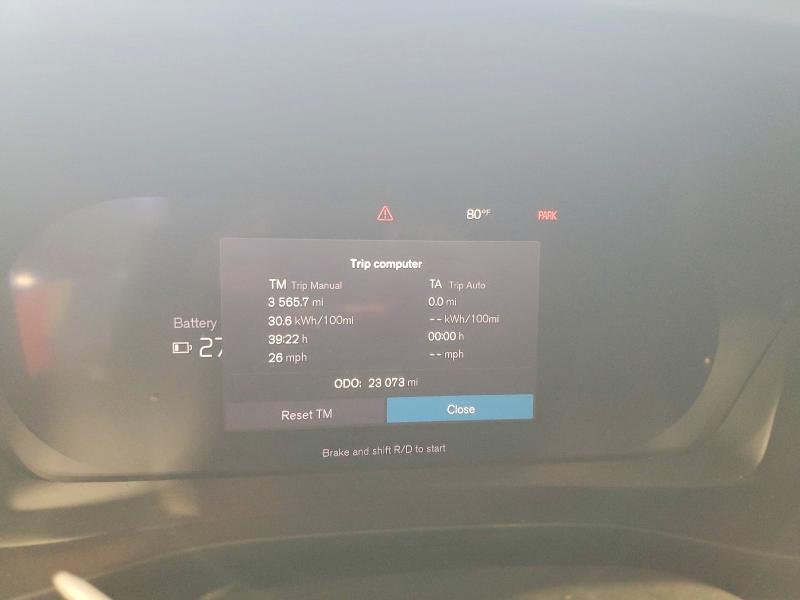 53655526 :رقم المزاد ، YV4ED3GL0P2065678 vin ، 2023 Volvo C40 مزاد بيع