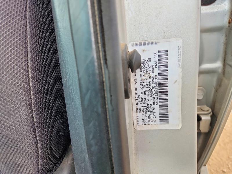 Aukcja sprzedaży 2003 Pontiac Vibe, vin: 5Y2SL628X3Z480800, numer aukcji: 58309116