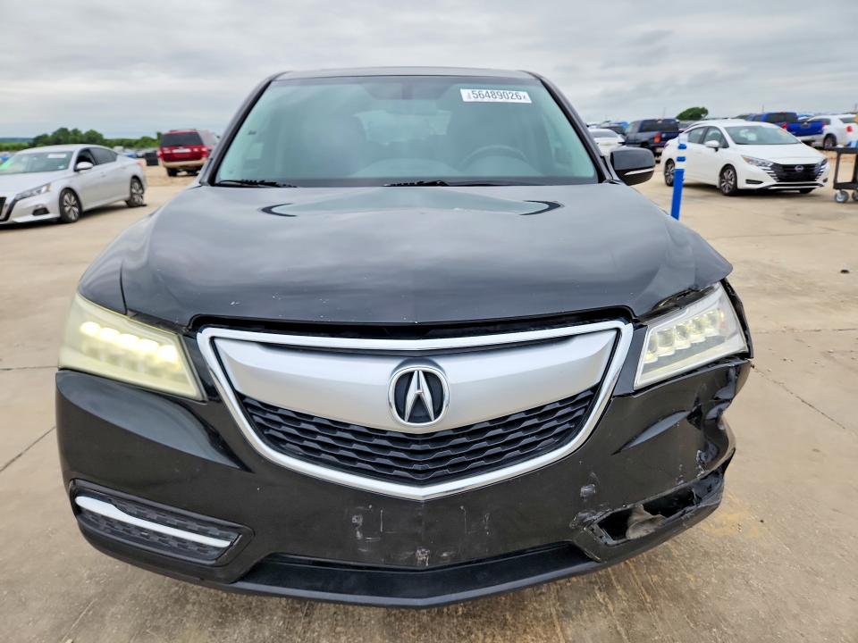 56489026 :رقم المزاد ، 5FRYD3H28GB020781 vin ، 2016 Acura Mdx مزاد بيع