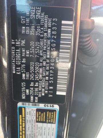 Продаж на аукціоні авто 2025 Kia Telluride, vin: 5XYP34GC3SG728373, номер лоту: 57151316