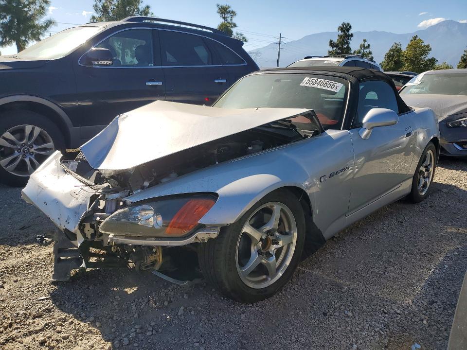 Продаж на аукціоні авто 2002 Honda S2000, vin: JHMAP114X2T004077, номер лоту: 55846656