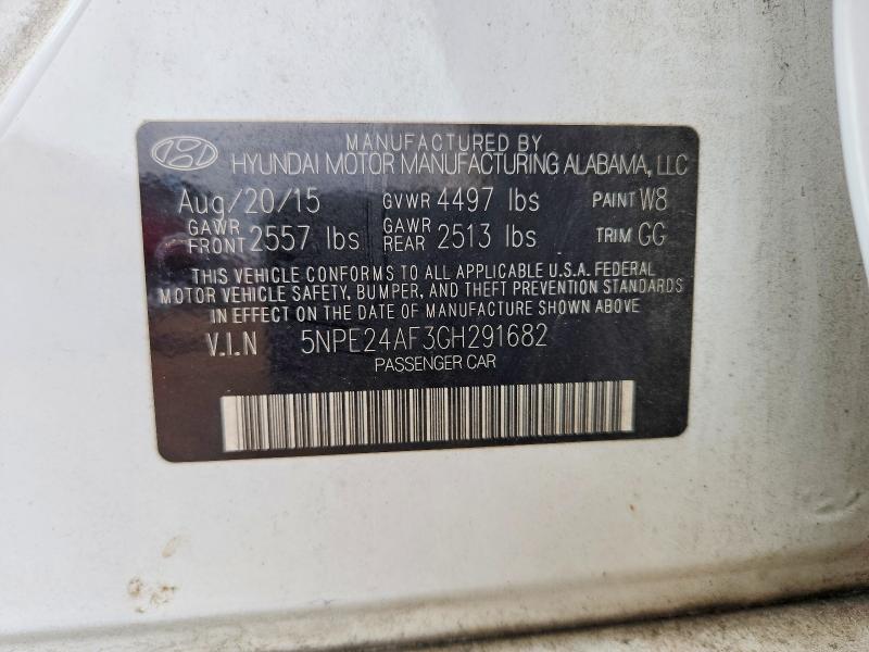 Aukcja sprzedaży 2016 Hyundai Sonata, vin: 5NPE24AF3GH291682, numer aukcji: 56875496