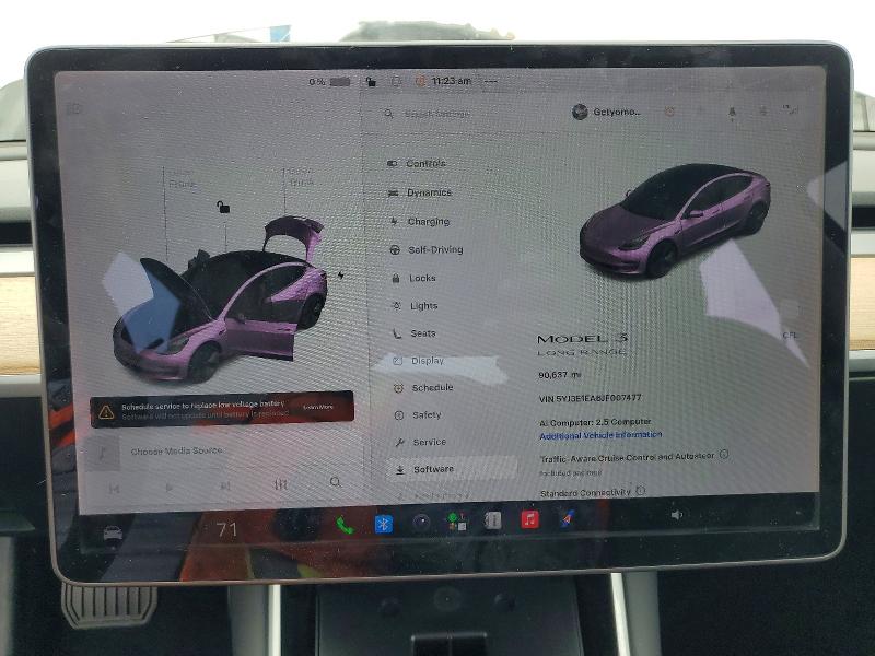 2018 Tesla Model 3 მანქანა იყიდება აუქციონზე, vin: 5YJ3E1EA6JF007477, აუქციონის ნომერი: 56128836