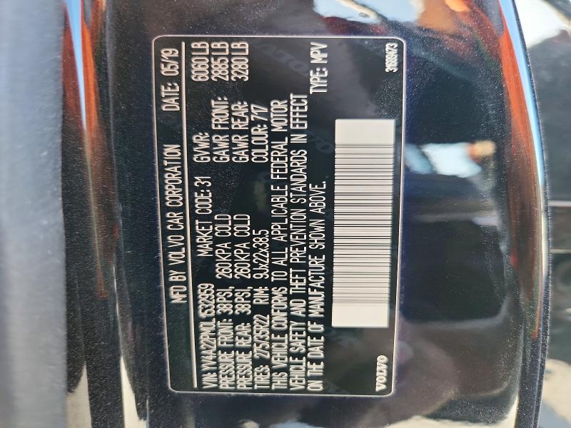 Aukcja sprzedaży 2020 Volvo Xc90, vin: YV4A22PM0L1532959, numer aukcji: 58756516