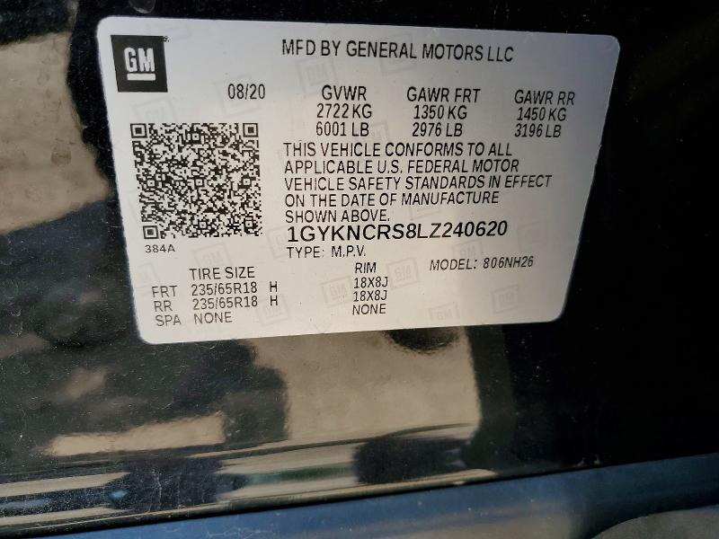 Продаж на аукціоні авто 2020 Cadillac Xt5, vin: 1GYKNCRS8LZ240620, номер лоту: 85979785