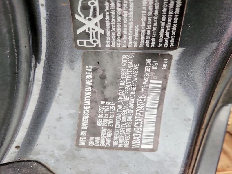 57169126 :رقم المزاد ، WBA3V9C5XFP798756 vin ، 2015 Bmw 428 مزاد بيع