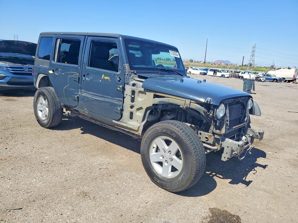 Продажа на аукционе авто 2017 Jeep Wrangler Unlimited, vin: 1C4BJWDGXHL636337, номер лота: 57386256