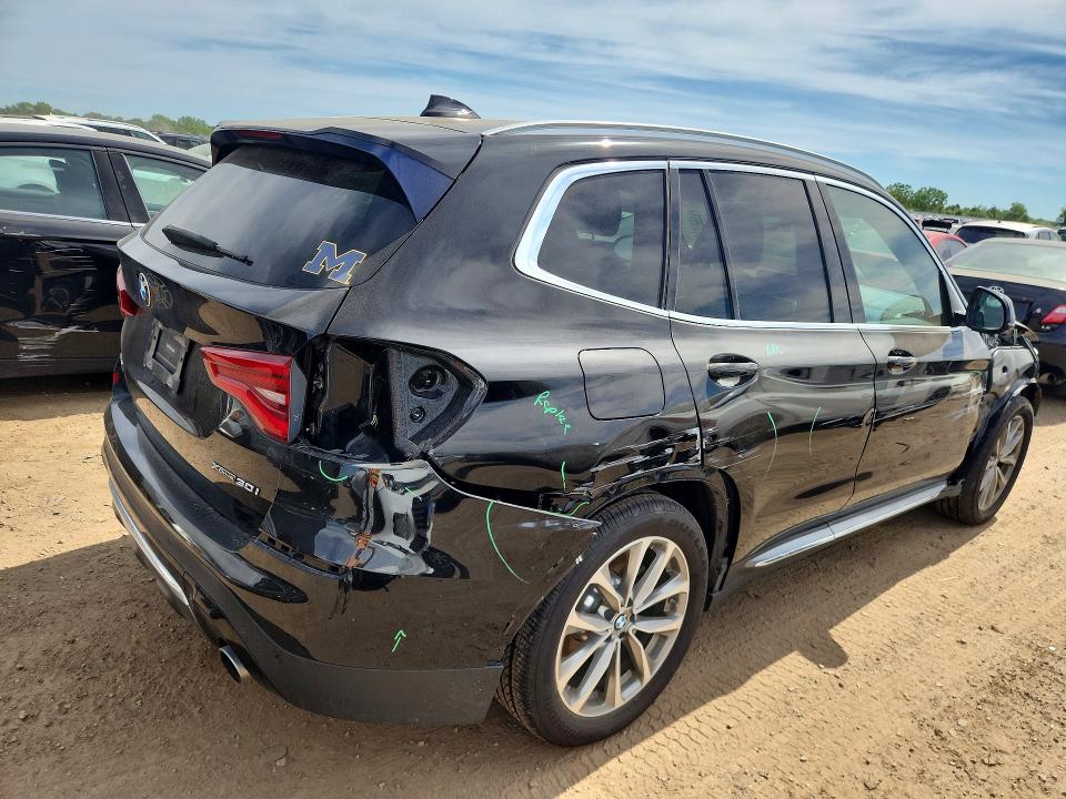 2019 Bmw X3 მანქანა იყიდება აუქციონზე, vin: 5UXTR9C59KLR09756, აუქციონის ნომერი: 55579976