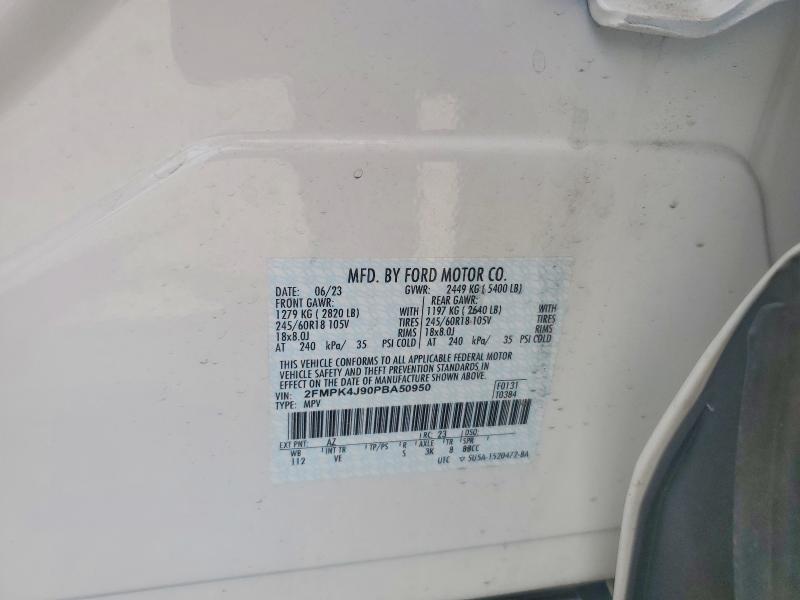 Продажа на аукционе авто 2023 Ford Edge, vin: 2FMPK4J90PBA50950, номер лота: 55864896