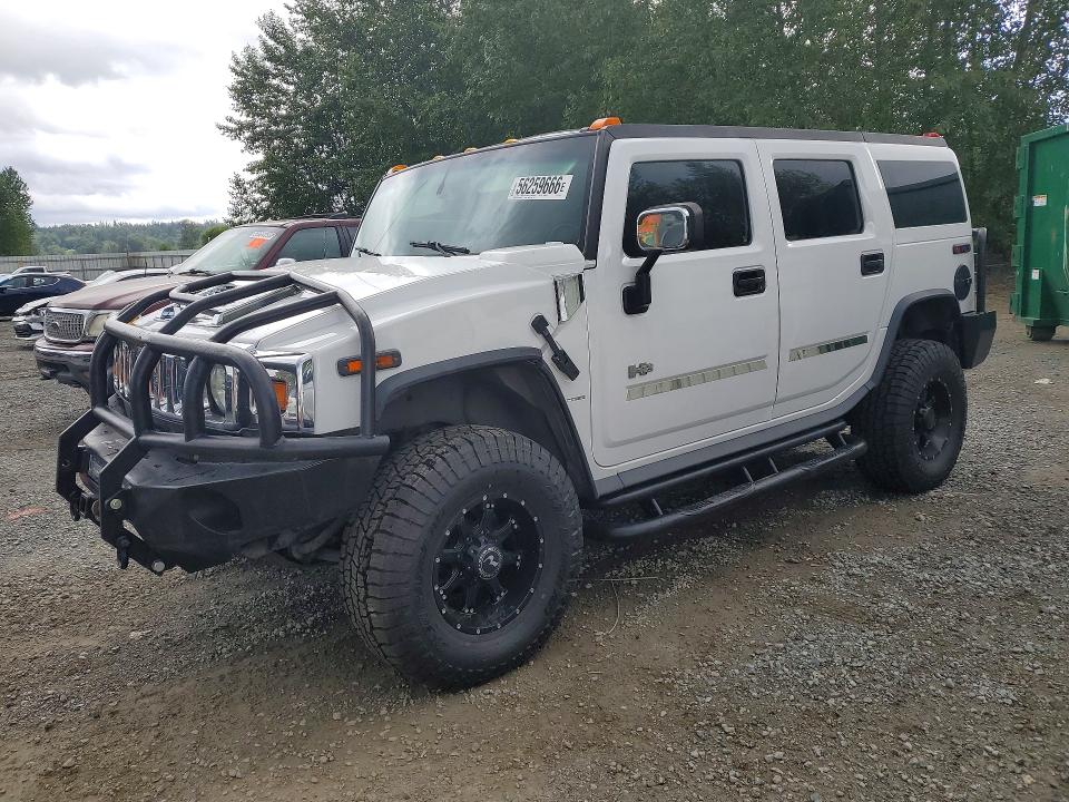 2004 Hummer H2 მანქანა იყიდება აუქციონზე, vin: 5GRGN23U74H100340, აუქციონის ნომერი: 56259666