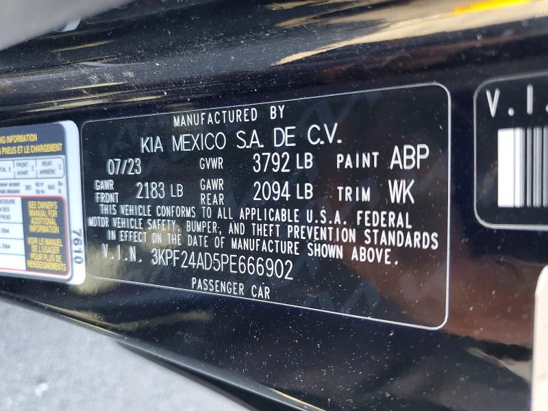 Aukcja sprzedaży 2023 Kia Forte, vin: 3KPF24AD5PE666902, numer aukcji: 55476586