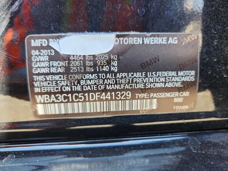 Aukcja sprzedaży 2013 Bmw 328, vin: WBA3C1C51DF441329, numer aukcji: 56168736