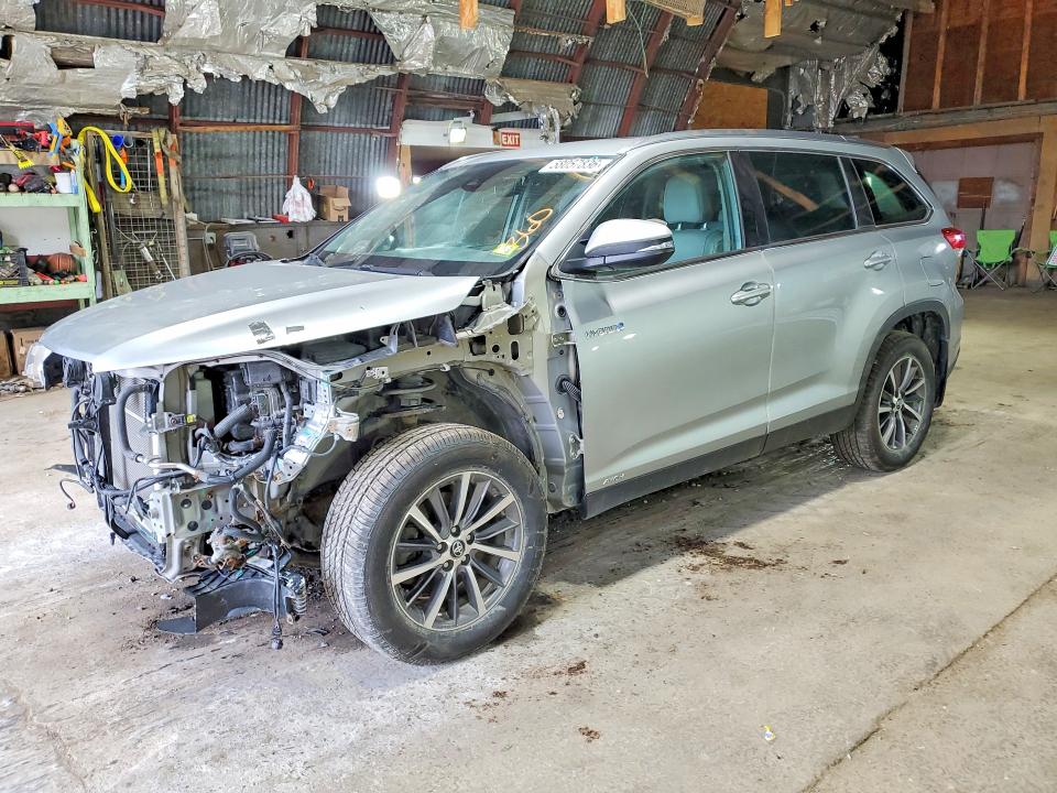 58057836 :رقم المزاد ، 5TDJGRFH0KS059552 vin ، 2019 Toyota Highlander Hybrid مزاد بيع