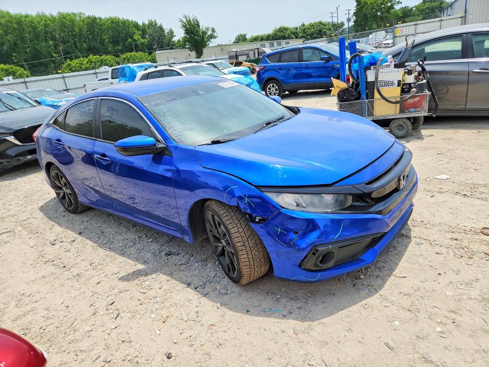 Продаж на аукціоні авто 2020 Honda Civic, vin: 19XFC2E82LE013131, номер лоту: 55214656