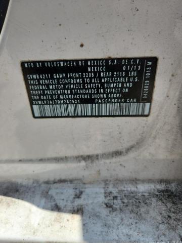 Продажа на аукционе авто 2013 Volkswagen Jetta, vin: 3VWLP7AJ7DM260534, номер лота: 58436716