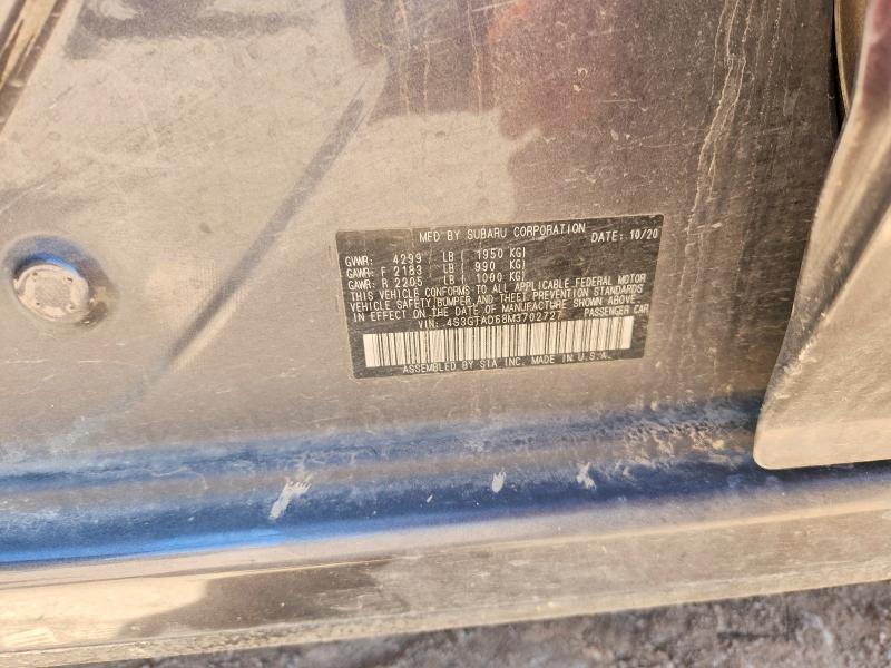 Продажа на аукционе авто 2021 Subaru Impreza, vin: 4S3GTAD68M3702727, номер лота: 56346426