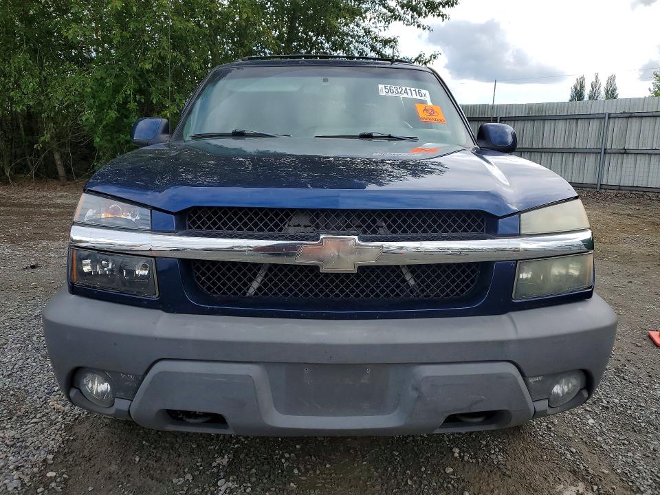 56324116 :رقم المزاد ، 3GNEC13T12G292434 vin ، 2002 Chevrolet Avalanche مزاد بيع