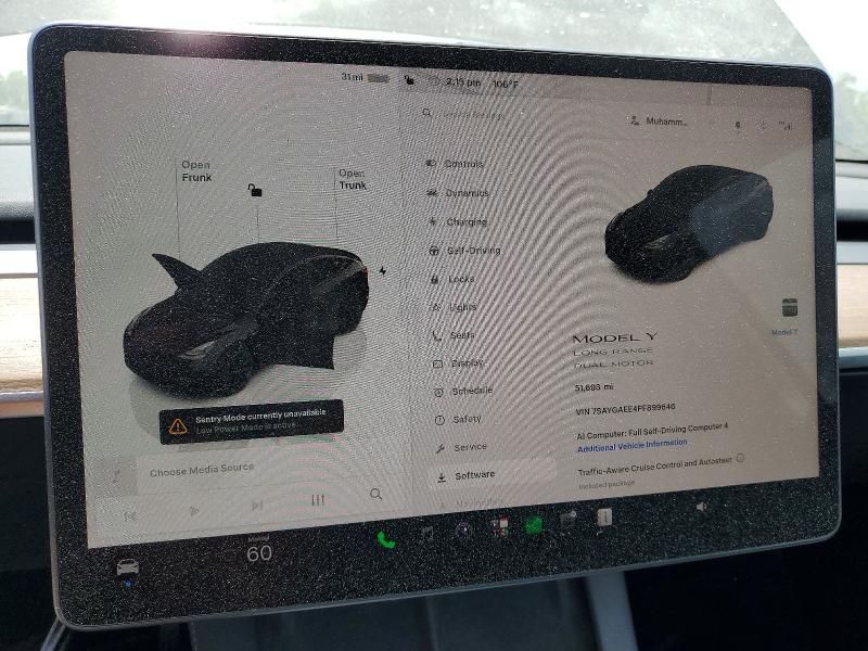 Aukcja sprzedaży 2023 Tesla Model Y, vin: 7SAYGAEE4PF899646, numer aukcji: 55623186