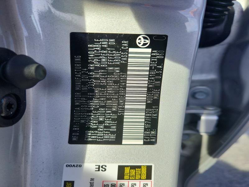 Aukcja sprzedaży 2024 Toyota Corolla, vin: 5YFB4MDE8RP141167, numer aukcji: 56240286