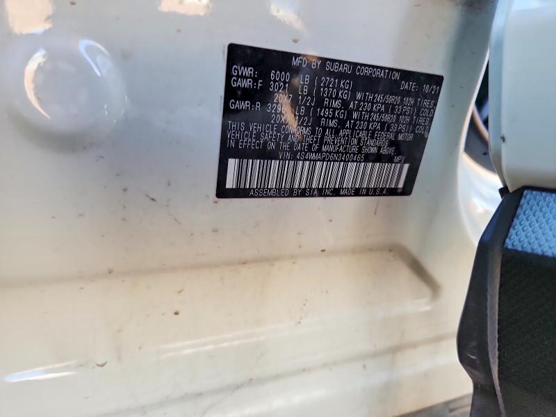 Продажа на аукционе авто 2022 Subaru Ascent, vin: 4S4WMAPD6N3400465, номер лота: 58301716