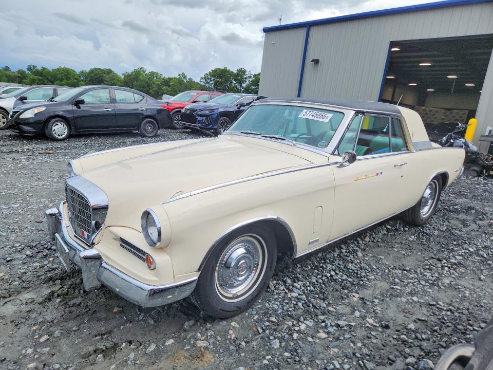 57745866 :رقم المزاد ، 63V18429 vin ، 1963 Studebaker Gran Turismo Hawk مزاد بيع