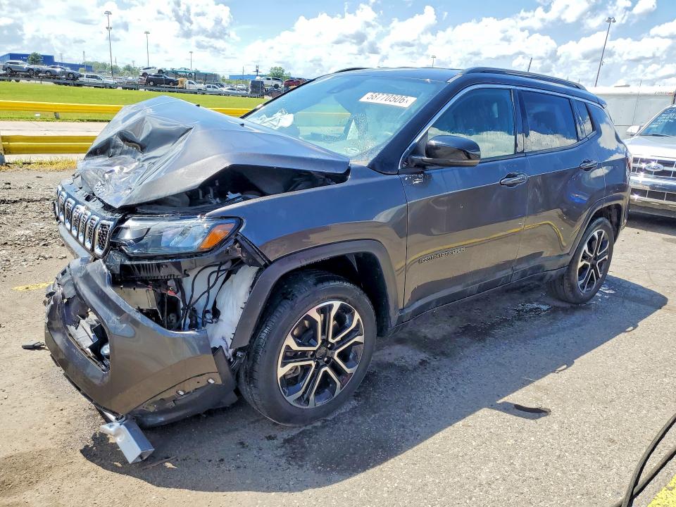 Продажа на аукционе авто 2023 Jeep Compass, vin: 3C4NJDCN9PT552143, номер лота: 58770506