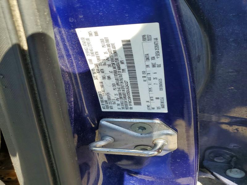 2013 Ford Escape მანქანა იყიდება აუქციონზე, vin: 1FMCU9HX5DUA24327, აუქციონის ნომერი: 58907756