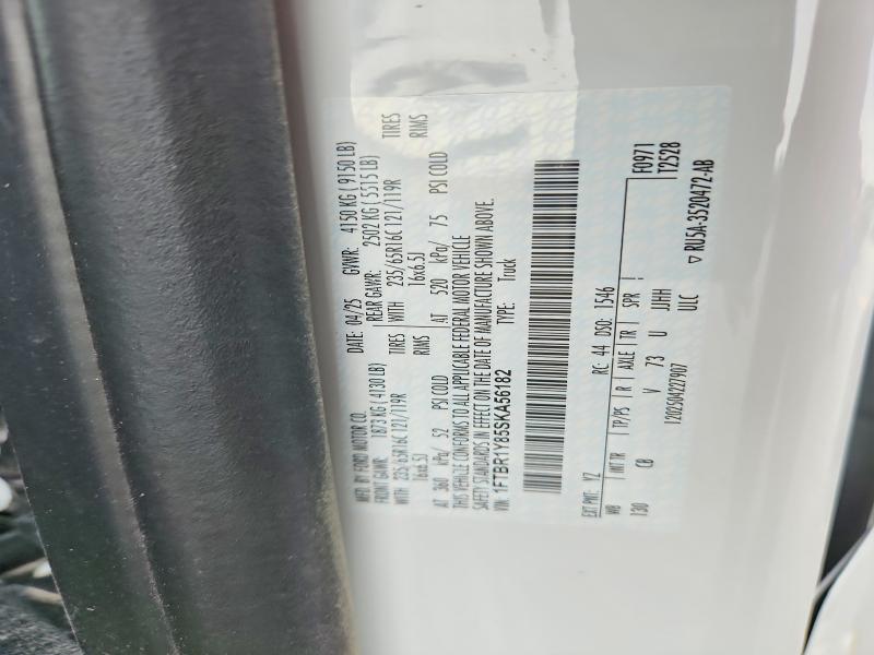 55026956 :رقم المزاد ، 1FTBR1Y85SKA56182 vin ، 2025 Ford Transit مزاد بيع