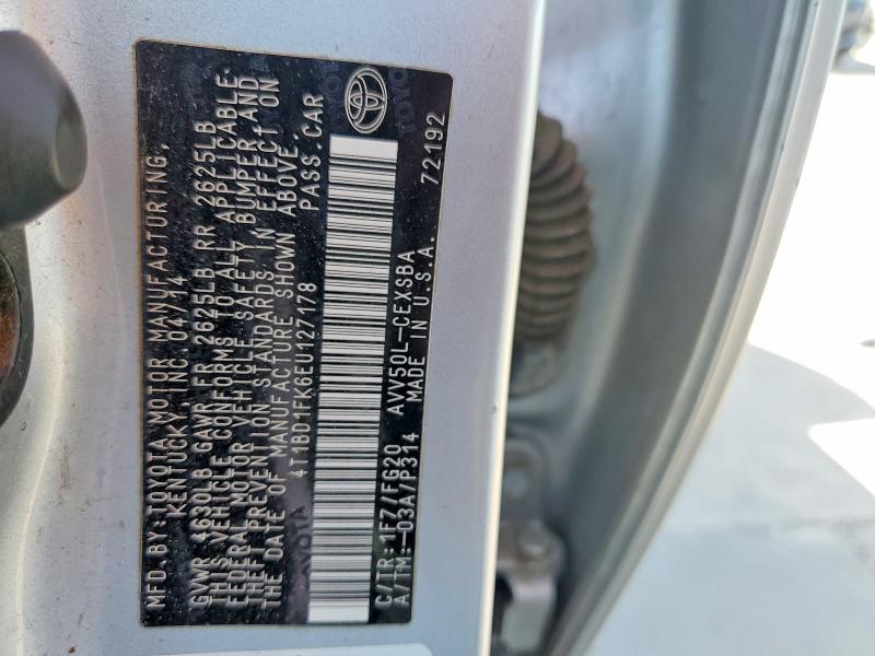 Продажа на аукционе авто 2014 Toyota Camry Hybrid, vin: 4T1BD1FK6EU127178, номер лота: 56273546