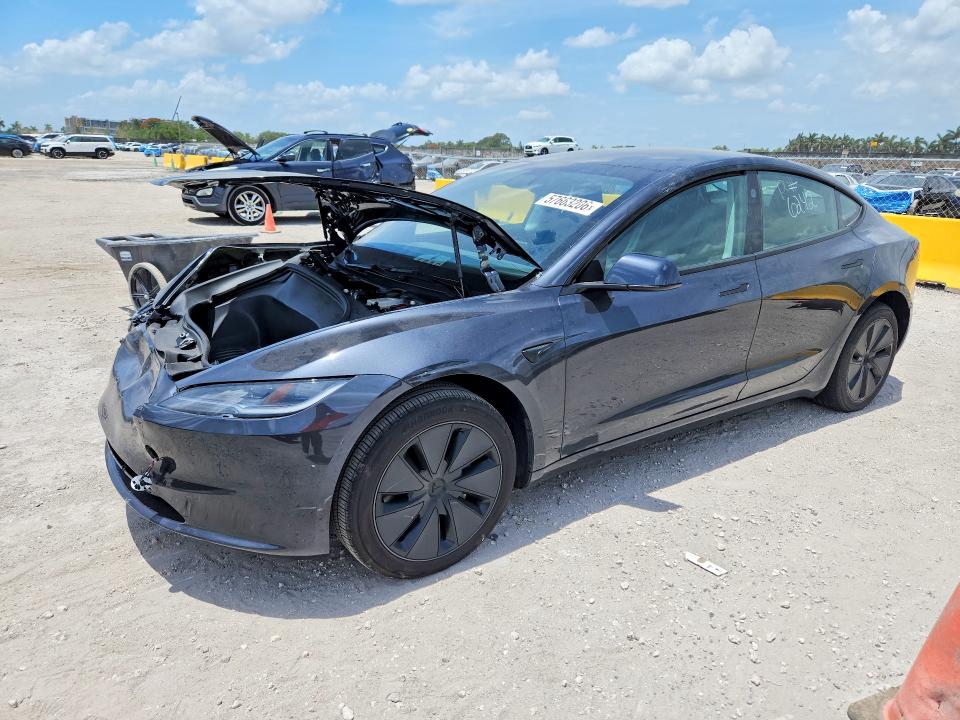 57663206 :رقم المزاد ، 5YJ3E1EA4SF970881 vin ، 2025 Tesla Model 3 مزاد بيع