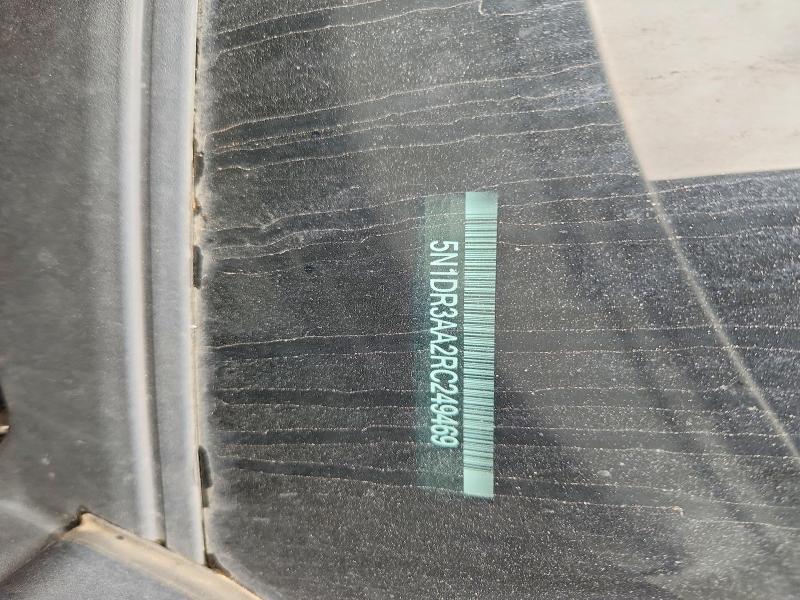 2024 Nissan Pathfinder მანქანა იყიდება აუქციონზე, vin: 5N1DR3AA2RC249469, აუქციონის ნომერი: 57090116