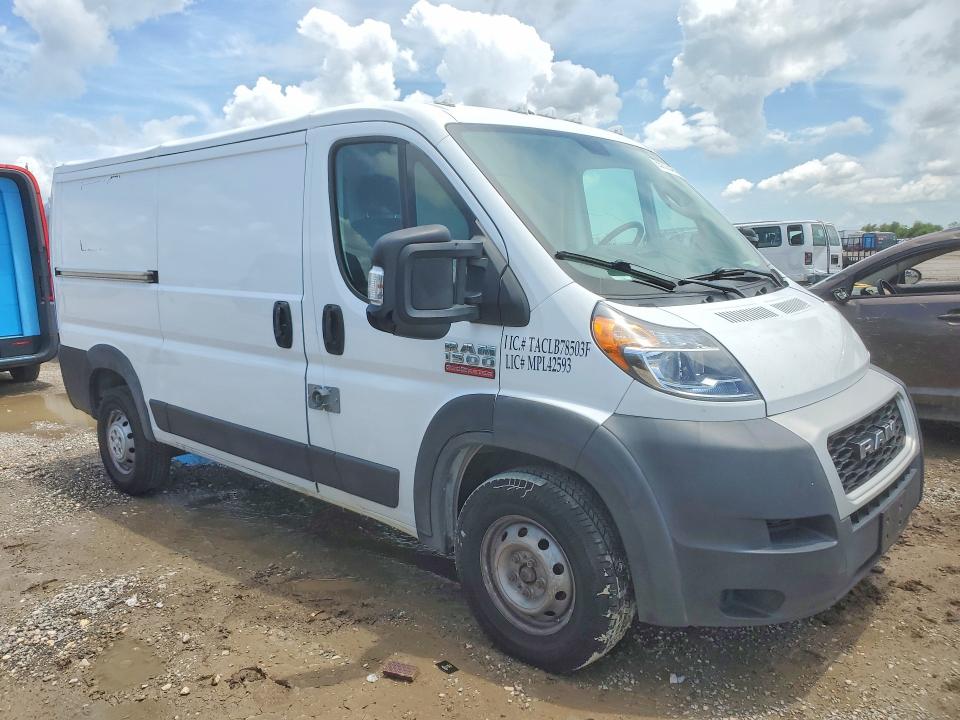 55802546 :رقم المزاد ، 3C6TRVAG1KE550207 vin ، 2019 Ram Promaster 1500 مزاد بيع