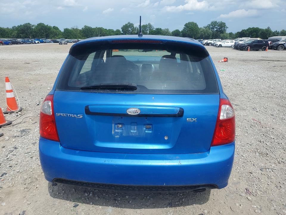 57218056 :رقم المزاد ، KNAFE161875002168 vin ، 2007 Kia Spectra5 مزاد بيع